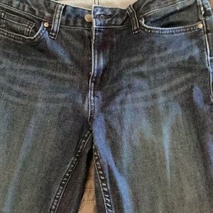 Dark blue stretch jeans